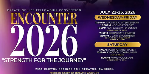 BOLF Encounter 2026 "Strength For The Journey"