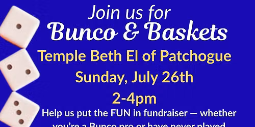 Bunco, Baskets & Baked Goods