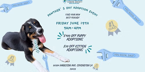 Paw-ther's Day Adoption Event!!