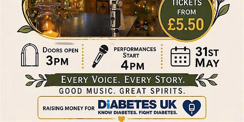 Open mic for charity