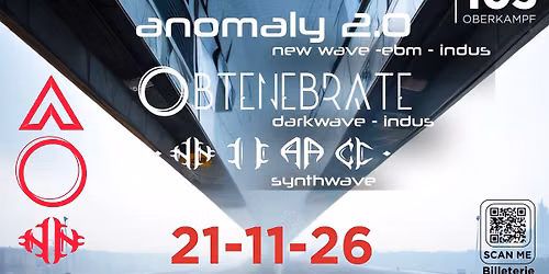 Les H\u00e9rauts de L\u2019Ombre Party : NIAC + OBTENEBRATE + ANOMALY 2.0