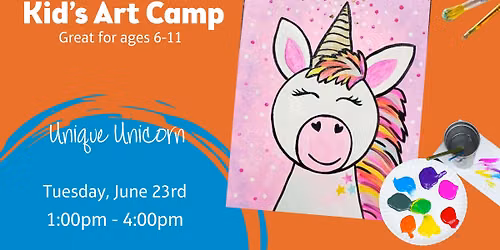 Kid's Art Camp - Unique Unicorn