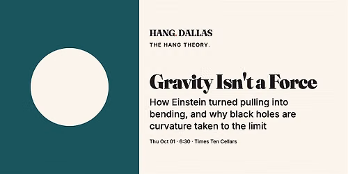 Gravity Isn't a Force