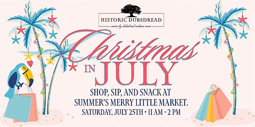 Christmas in July Market - a Festive Indoor Pop-Up Shopping Event