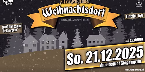 3. Giegengr\u00fcner Weihnachtsdorf