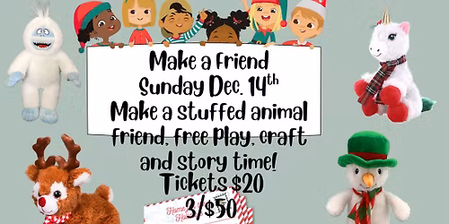 Make a friend- Make your own stuffed friend!