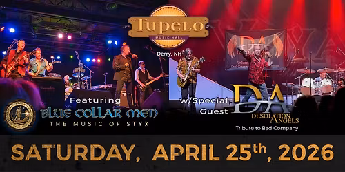 Tupelo Music Hall Presents: Blue Collar Men - The Music of Styx