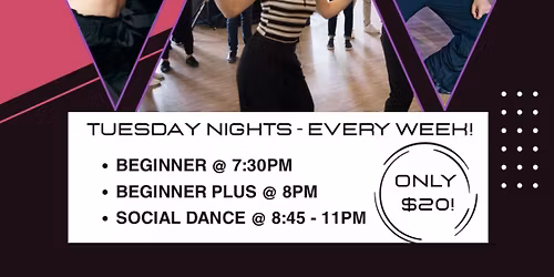 West Coast Swing Classes & Social