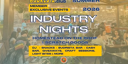 Budrista Club Industry Nights Summer Series 2026