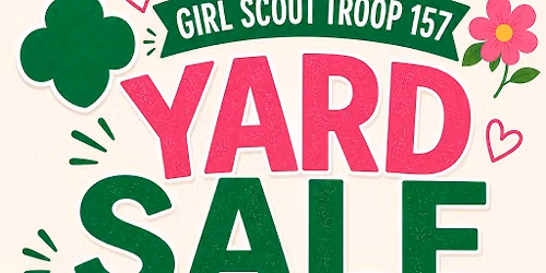 Girl Scout Bronze Award Donation Yard Sale