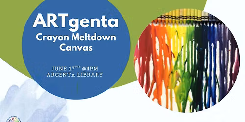 ARTgenta Crayon Meltdown Canvas