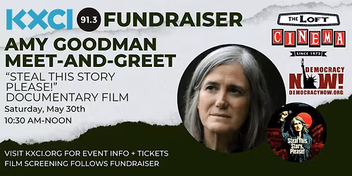 Amy Goodman Meet and Greet KXCI Fundraiser