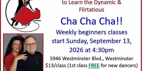 Candlelight Dancers Beginning Cha Cha Cha Class