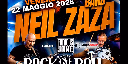 NEIL ZAZA [USA] + guest: Furious Jane live @ Rock'n'Roll Club, RHO!
