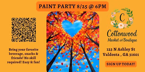 Fall Trees Paint Night