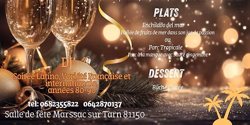 R\u00e9veillon du nouvel an \u00e0 Marssac sur Tarn 