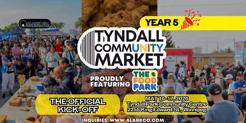 Tyndall Community Market 2026: 5th Anniversary Kick-Off!  - May 16 & 17