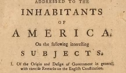 \u201cIn America, the Law is King\u201d: Considering Thomas Paine\u2019s Common Sense at 250