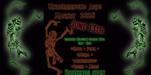 JUNE 13th - Underground Arts Market