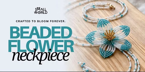 Beaded Flower Neckpiece