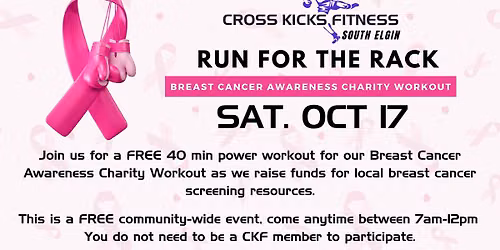 Cross Kicks Fitness South Elgin Run for the Rack