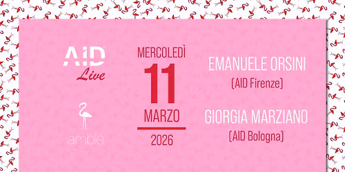 AID Live w\/ EMANUELE ORSINI + GIORGIA MARZIANO @ Radio Ambl\u00e9