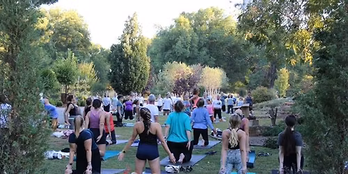 Yoga in the Garden