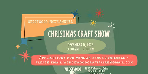 Wedgewood UMC Christmas Craft Show