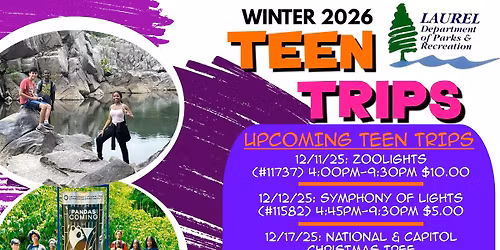 Teen Trip - Visit the National & Capitol Christmas Tree