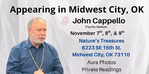 Appearing in Midwest City, OK - John Cappello