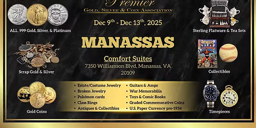 Manassas, VA FREE 5- Day Event