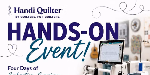 Handi Quilter Hands-On Event 8\/12-15