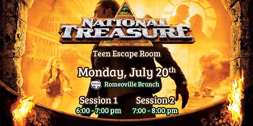 Teen Escape Room: National Treasure