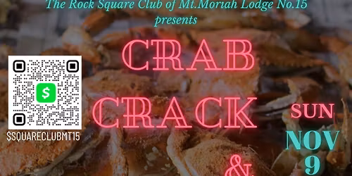  All You Can Eat Crab Crack & Oyster Roast 