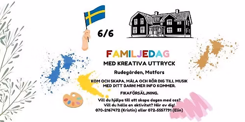Familjedag med Kreativitet och R\u00f6relse