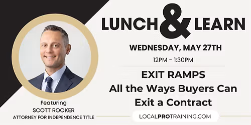 ALL THE WAYS BUYERS CAN EXIT A CONTRACT AT LOCALPRO REALTY
