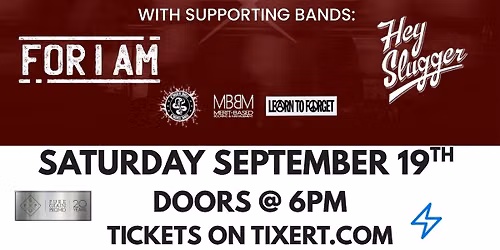 Death By Stereo with MakeWar, For Am I & Hey Slugger — The Queens Nightclub