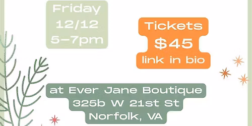 Clay Bells Workshop at Ever Jane Boutique!