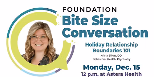 Bite Size Conversation: More Peace, Less People-Pleasing: Holiday Relationship Boundaries 101