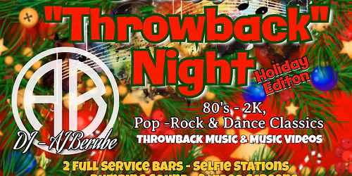 Classic Throwback Night Holiday Edition w\/ AJ Berube