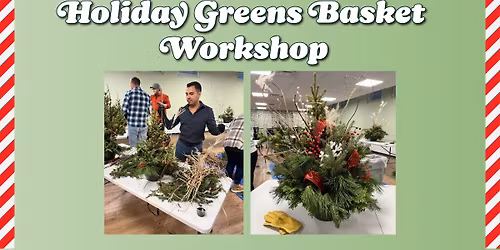 DIY Winter Greens Arrangement Workshop