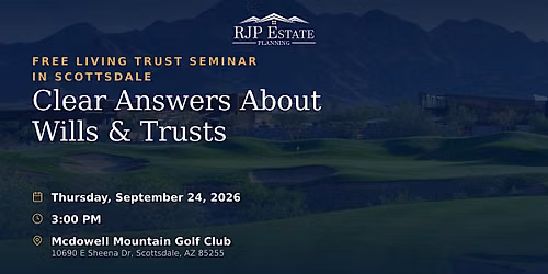 Estate Planning Seminar - Scottsdale, AZ