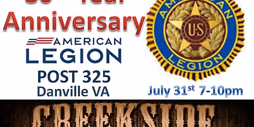 American Legion Post 325 80th Anniversary feat. Creekside