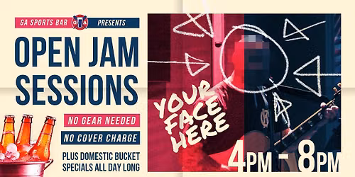 Open Jam Session @ GA Sport Bar & Event Space