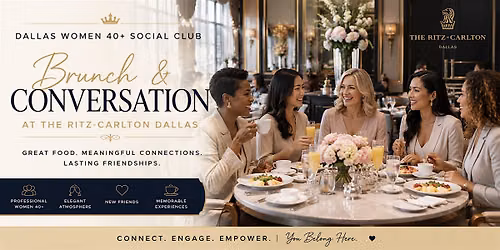 Brunch & Conversation at The Ritz childless women over 40s