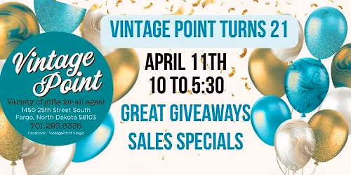 Vintage Point Turns 21!