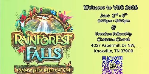 FFCC VBS - Rainforest Falls - Exploring the Nature of God