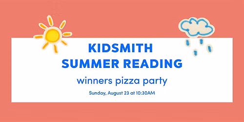 Summer Reading Pizza Party!