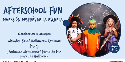 Afterschool Fun: Monster Bash! Halloween Costume Party