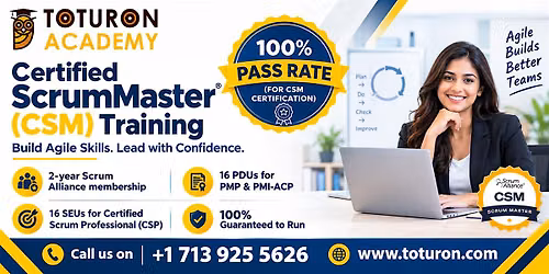 2 Days Certified ScrumMaster (CSM) Training in Kamloops, BC